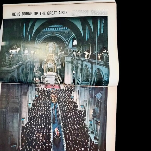 Rare Life Magazine February 5, 1965 Churchill Funeral - Picture 6 of 14